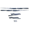 Larson Boat Decal 119247-02 - Blue Gray Vinyl (set of 6)