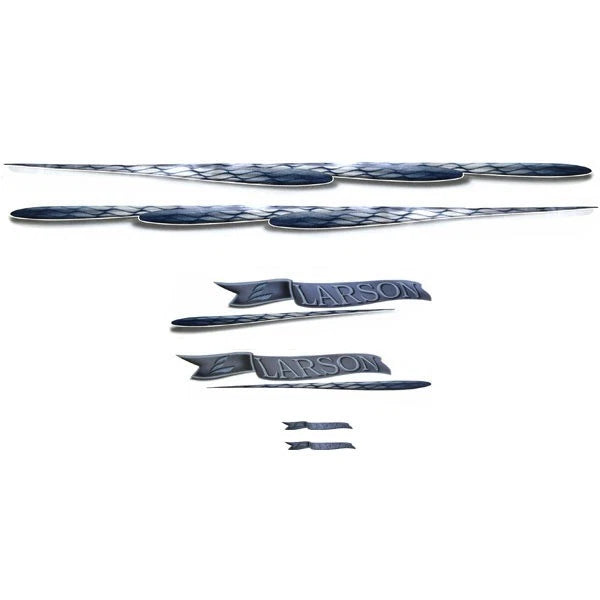 Larson Boat Decal 119247-02 - Blue Gray Vinyl (set of 6)