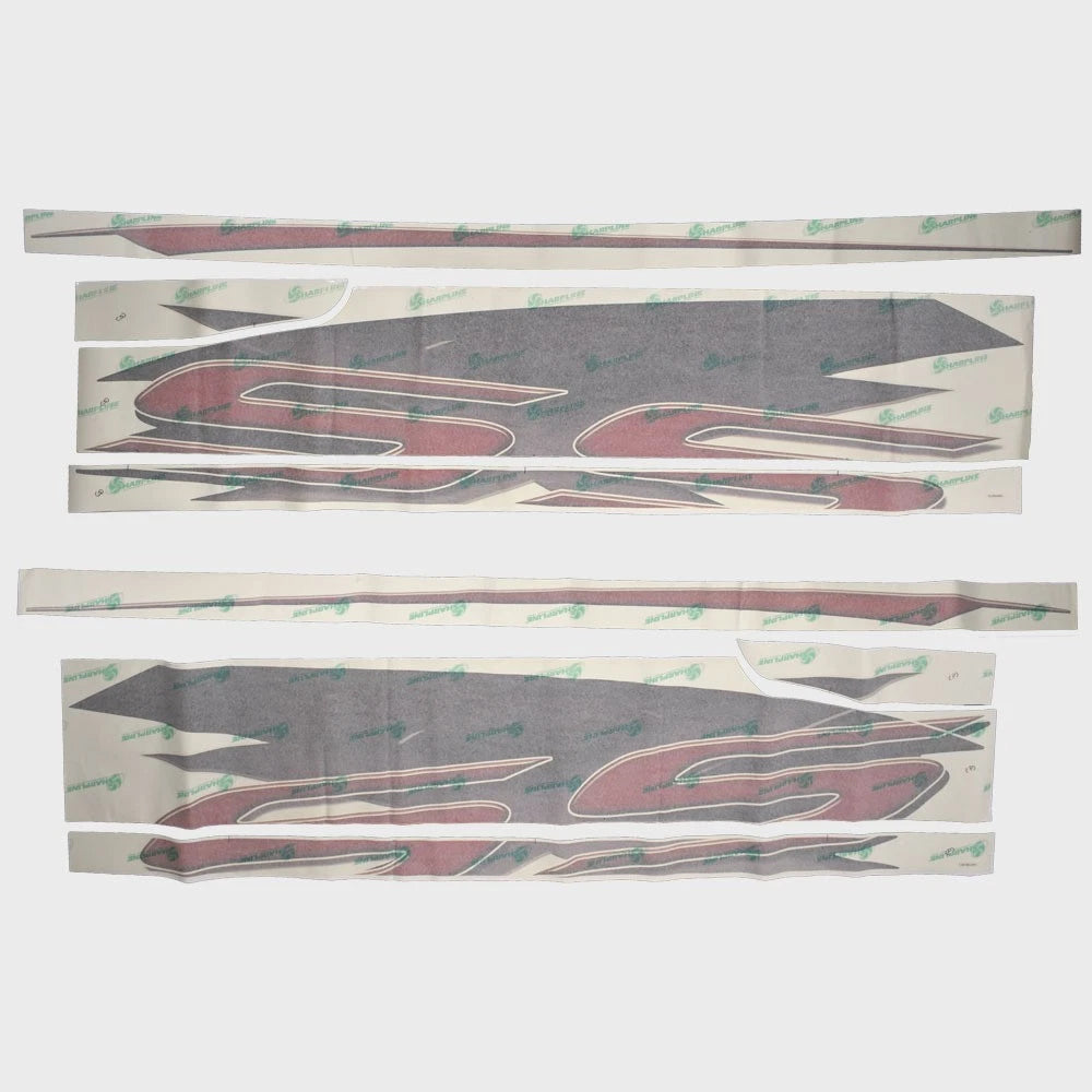 Chaparral Boat Hull Graphic Decal 14.00407 - 256 SSX Red (set of 8)