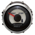 Faria Boat Rudder Angle Gauge GE0132A - Caudwell Silver Carbon Fiber