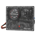 PlayCraft Pontoon Boat Gauge Switch Panel - 8 3/8 X 7 1/8 Inch Gray
