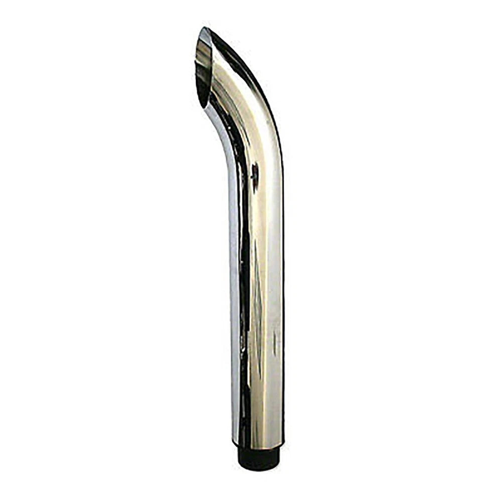 JDS635 Chrome Exhaust Stack with Bend Fits John Deere 4840 4850 4955 7020