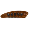 Boat Switch Panel - Turn Style with Horn 13 1/4 Inch Woodgrain
