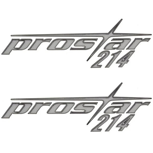 MasterCraft Boat Raised Decal 750037 - OEM ProStar 214 Silver (pair)