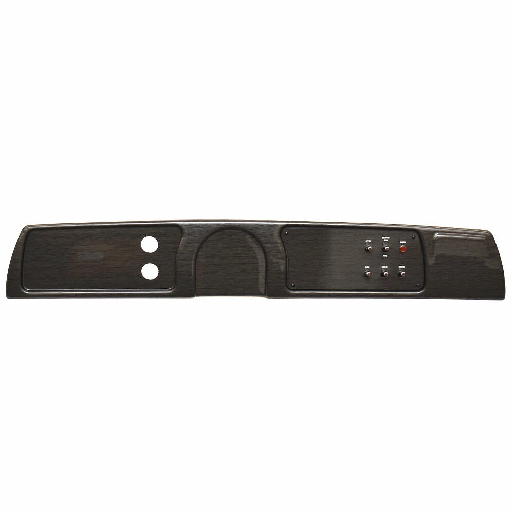 Misty Harbor Pontoon Boat Switch Dash Panel - 37 Inch Brushed Graphite