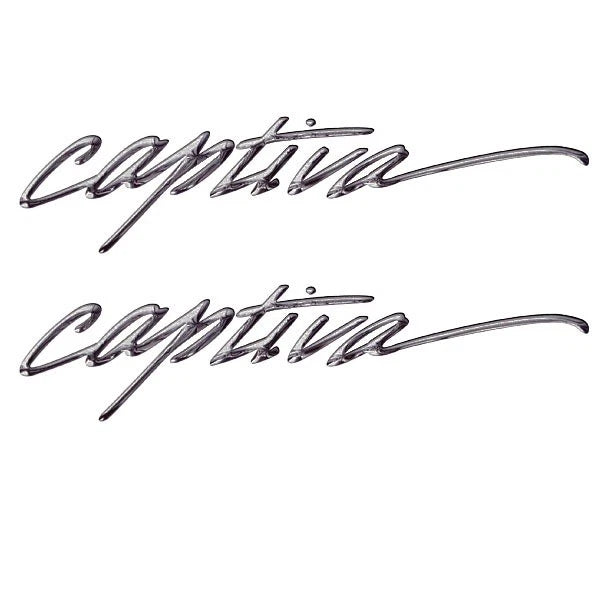 Rinker Boat Brand Decal - Captiva Gray Stickers (pair)