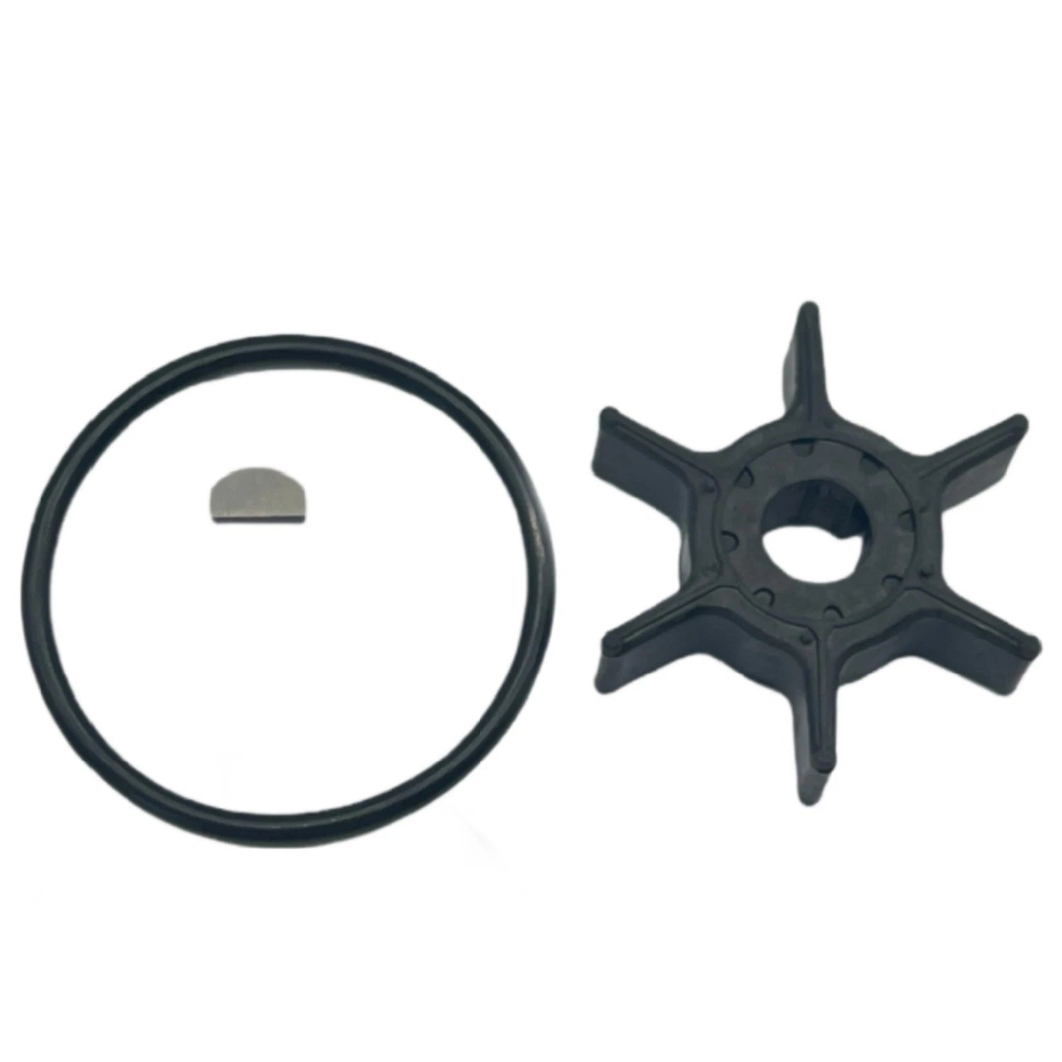 Water Pump Impeller with Key for Yamaha 9.9 8 6 HP 4 -str Outboard Engine18-8910
