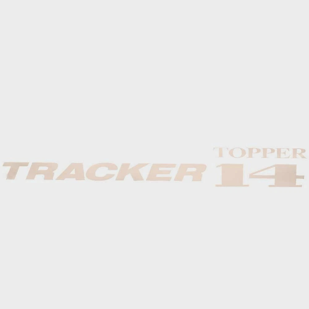 Tracker Boat Decal Sticker 20701 - Topper 14 Jon 26 X 3 3/4 Inch