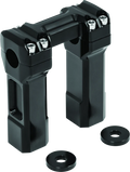 Kuryakyn 5 Inch Billet Handlebar Risers Black for Harley Davidson 1990-2023