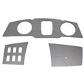 Premier Pontoon Boat Blank Console Dash Panels 174819 - Silver (3PC)