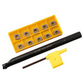 SCLCR Boring Bar Solid Threading with Wrench Carbon Steel Cemented Carbide