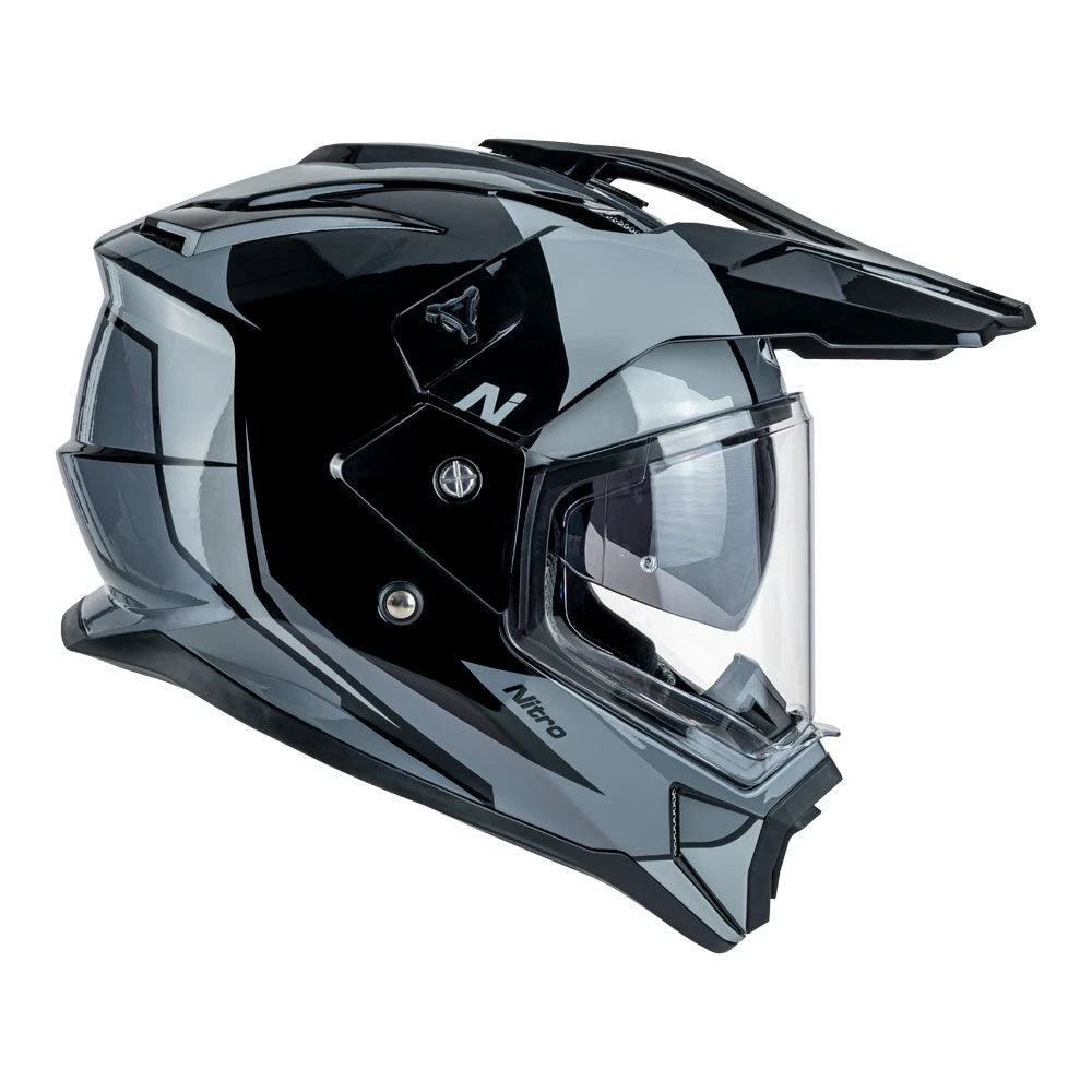 Nitro Helmet MX780 Adventure Black/Grey