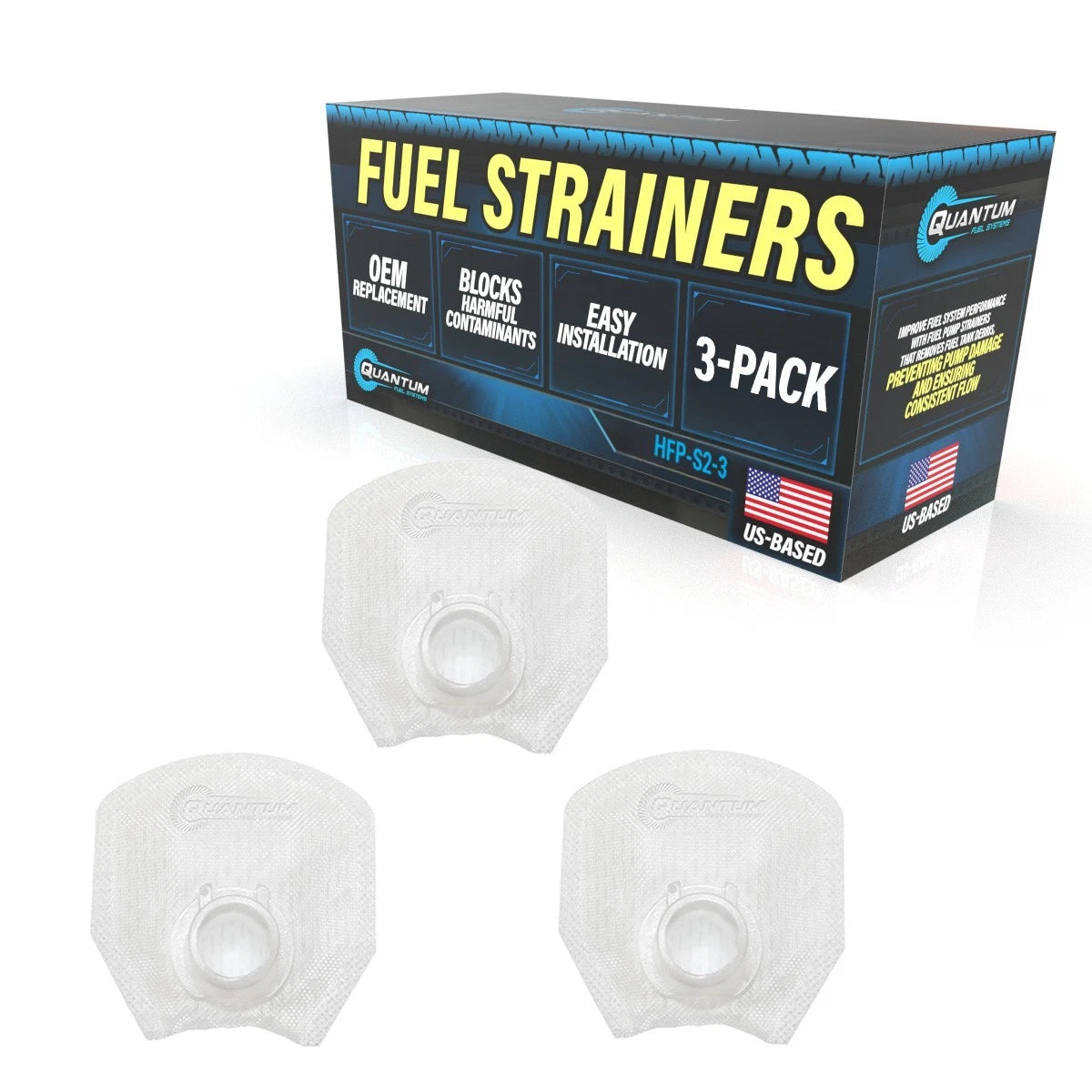 QFS Fuel Pump Filter Strainers [3] 2013-2017 Kawasaki Ninja 300 #49040-0713