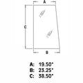 Upper Side Glass Fits John Deere Replaces CD16050