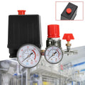 Air Compressor Pressure Switch Control Pressure Switch Valve with Gauge