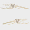 Axis Boat Graphic Decal 145545-02 - Vandall Edition White (set of 2)