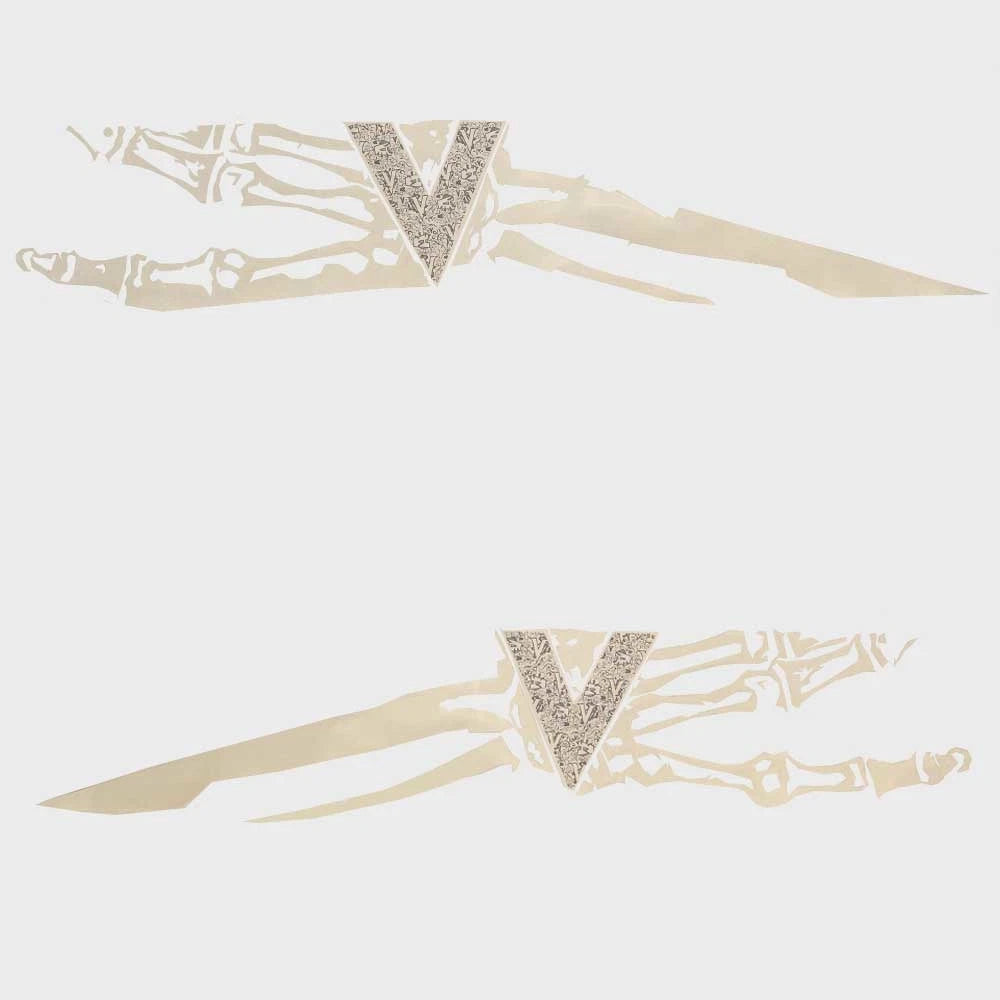 Axis Boat Graphic Decal 145545-02 - Vandall Edition White (set of 2)
