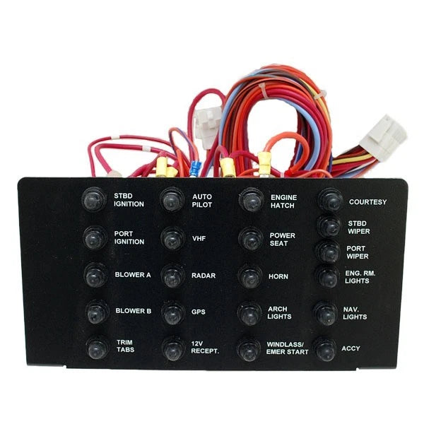 Larson Cabrio Boat Breaker Panel 0311991 - Aluminum Black