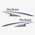 Misty Harbor Pontoon Boat Decal Kit - Gray (6PC)
