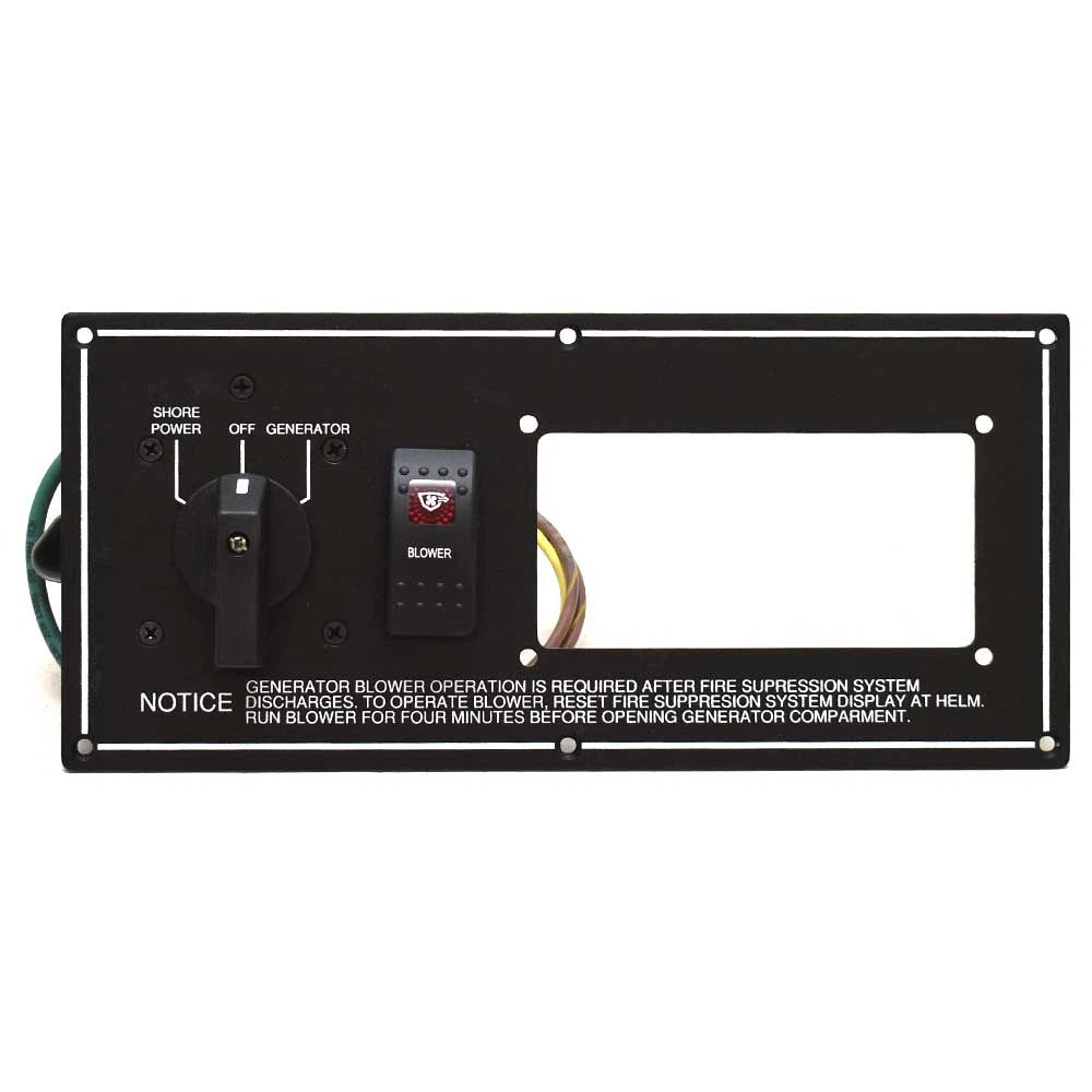 Pursuit Boat Generator Switch Panel 3307341 - 10 1/2 X 4 3/4 Inch