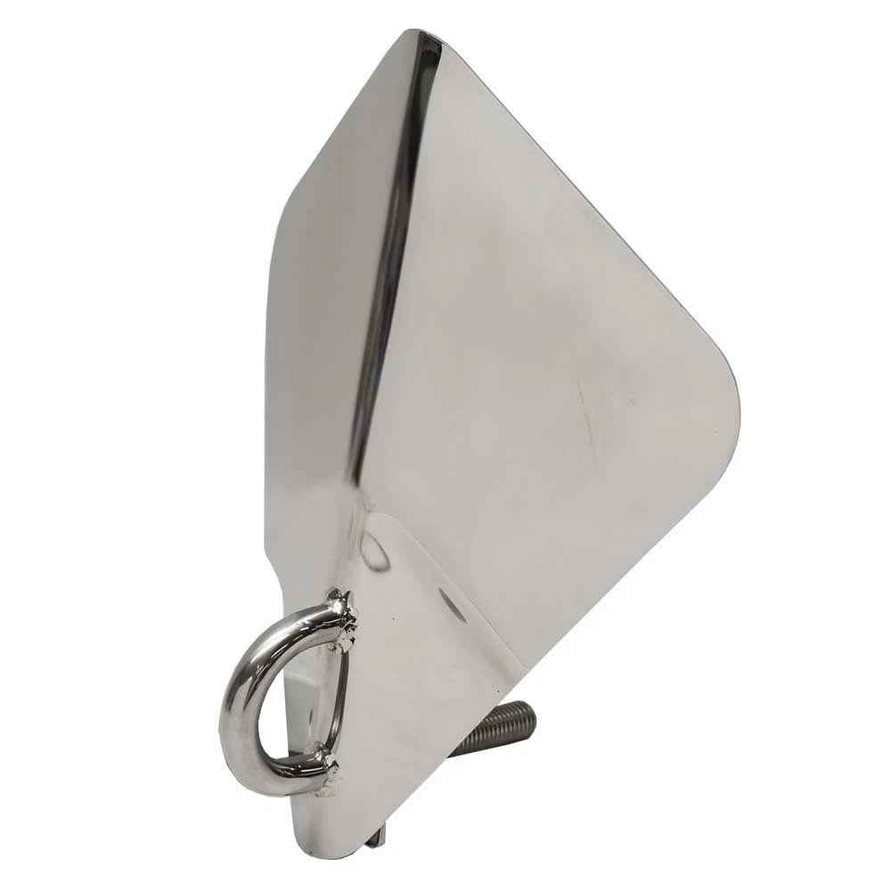 Chaparral Boat Bow Chafe Plate 20.00013 - 246 SSi 9 7/8 X 7 3/4 Inch Stainless