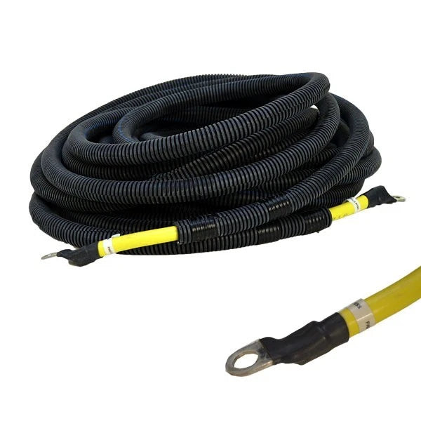 Cobalt 34 Ft. 10 Inch Yellow 2 Awg Marine Boat Helm Power Key Switch Cable