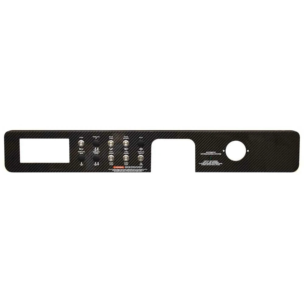 Sea Ray Boat Dash Switch Panel 2352241-B - 310 SLX Carbon Fiber