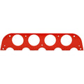 Legend Bass Boat Rod Rack Panel - Cherry Red 14 1/2 X 3 Inch