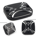 CNC Front Brake Reservoir Master Cylinder Cover for Harley Road King Softail US