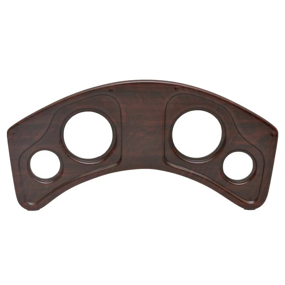 Premier Pontoon Boat Blank Gauge Panel - Plastic Woodgrain 18 1/2 Inch