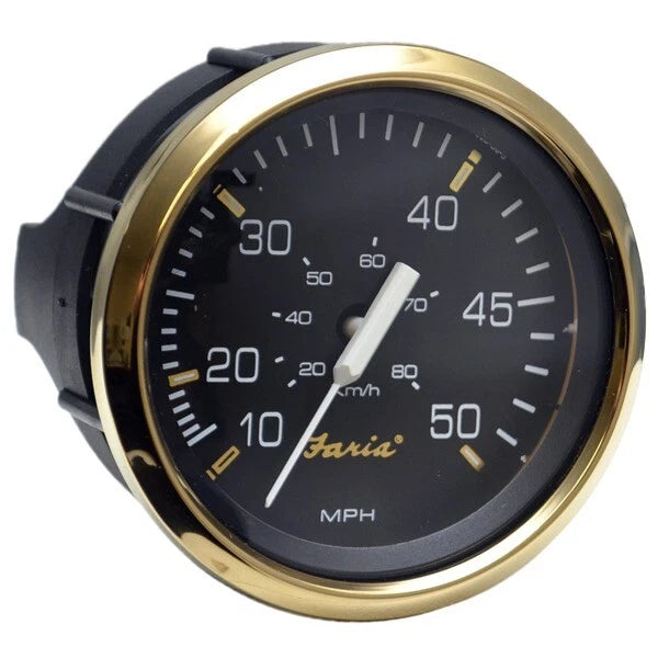 Faria Pontoon Boat Speedometer Gauge SE9316A - 50MPH