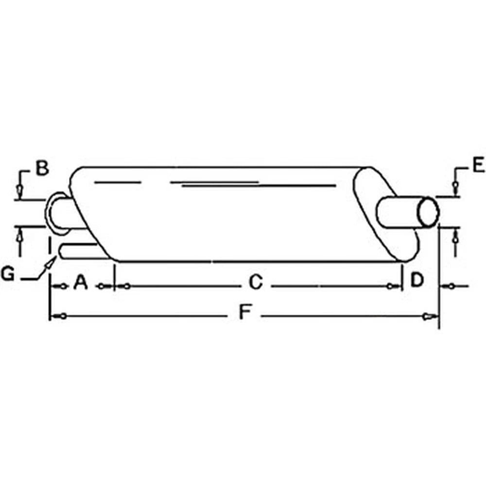 R3823 Muffler Fits John Deere