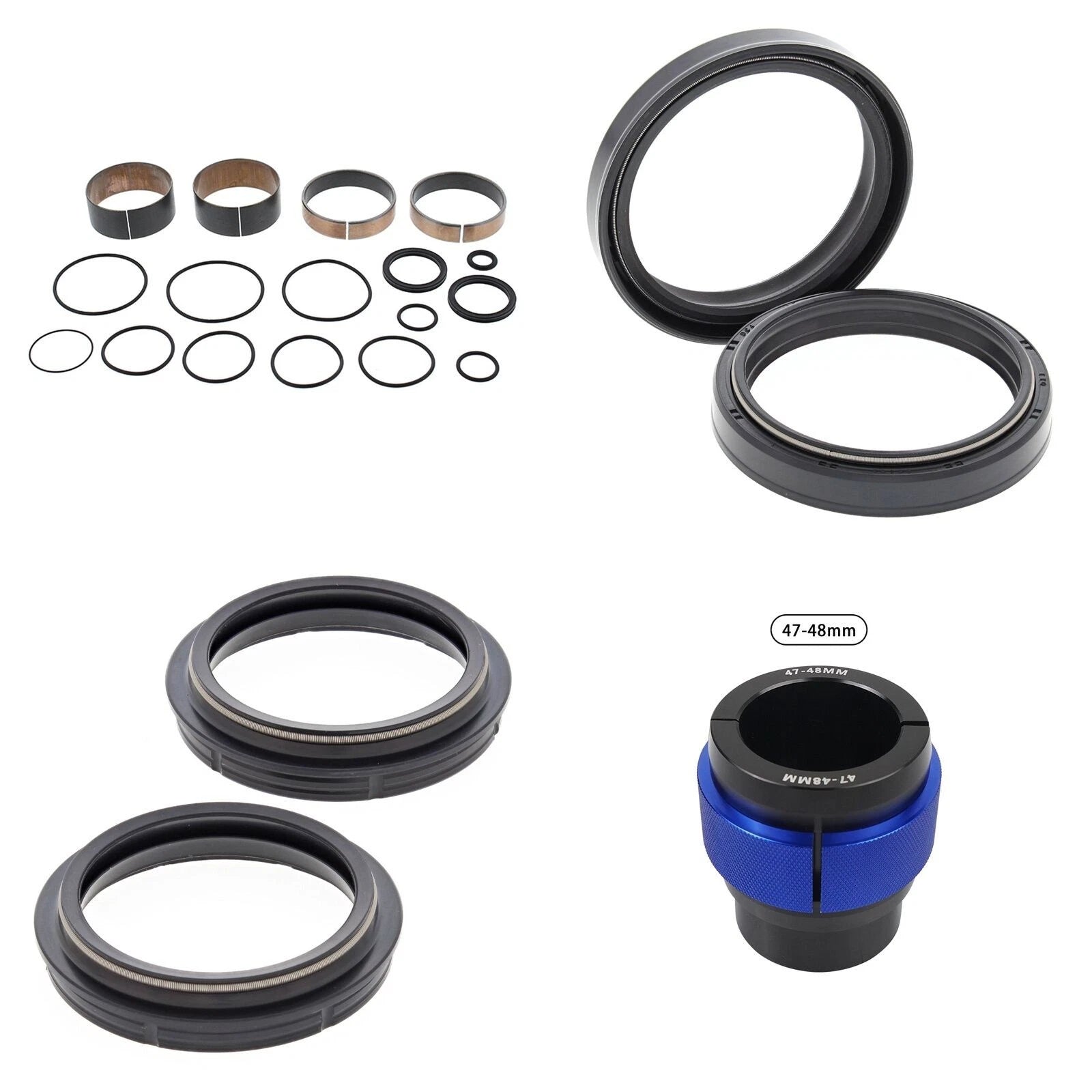 Complete Front Fork Rebuild Kit for KTM 250 XC 2017-2019 with Driver