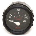 Faria Boat Oil Pressure Gauge GP7065A - Professional Red 100 PSI