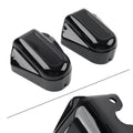 2pcs Bar Shield Rear Axle Covers Swingarm Cap for Harley Softail FLSTN 2008-up