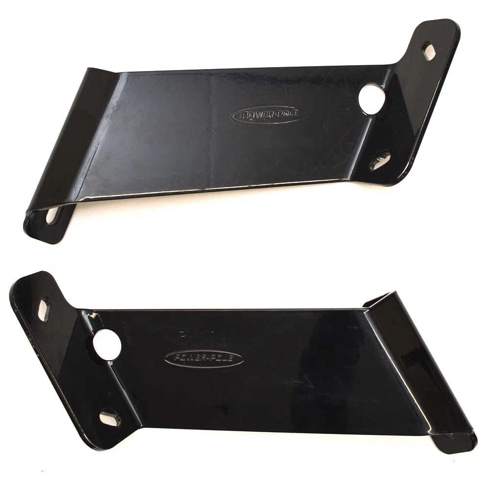 Power Pole Boat Adapter Brackets PBS45P - Black 2 1/2 Inch (set of 2)