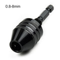 Quick Change Keyless Chuck Conversion Adapter for Drill Bit Holder Tool