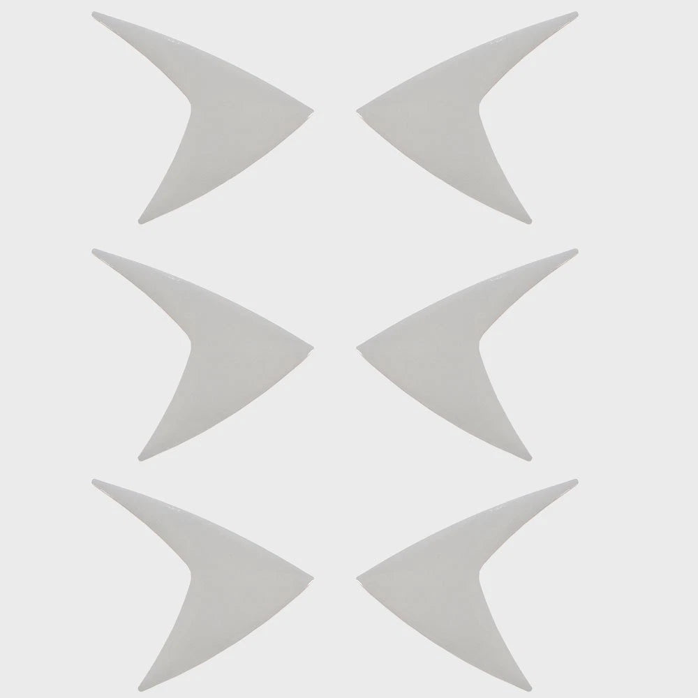 Chaparral Boat Deck Vent Decals 14.02250 - Gray Stickers (set of 6)