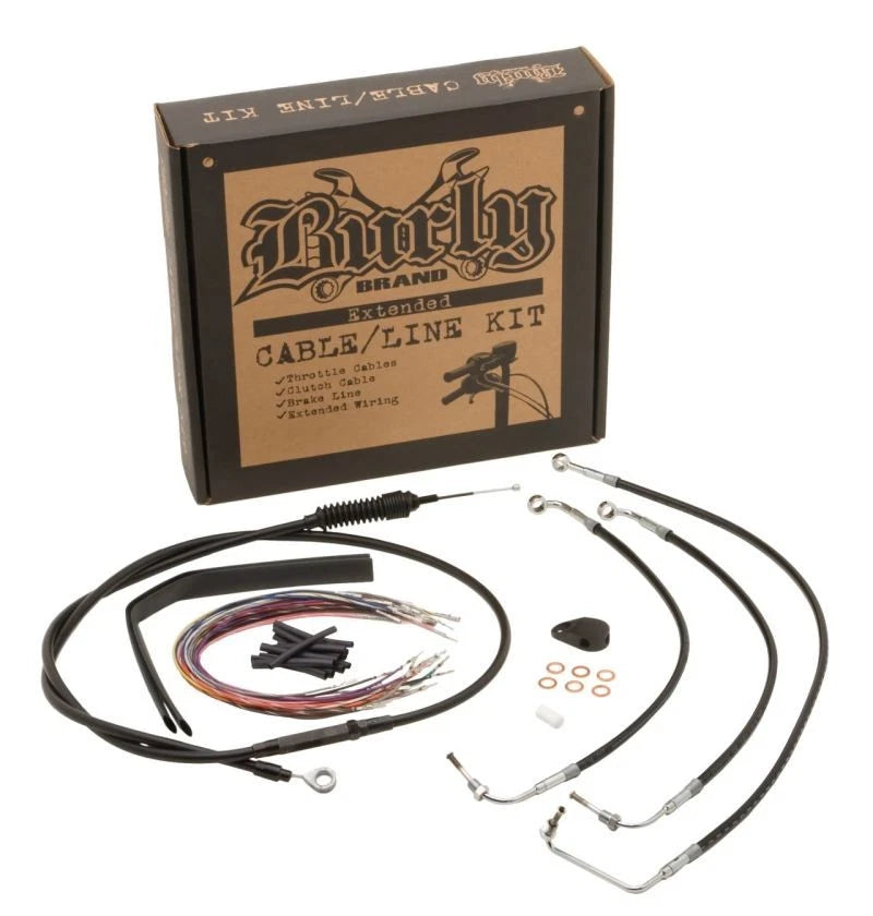 Burly Brand Black Control Kit for Harley Davidson 2017-2019 Touring Models