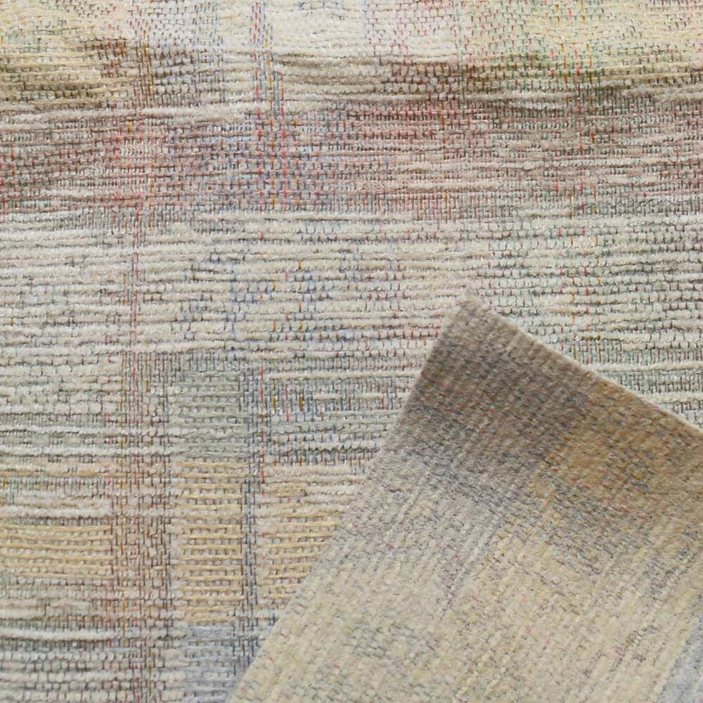 Boat Woven Pattern Fabric - Multicolored Cream 57 Inch (YD)