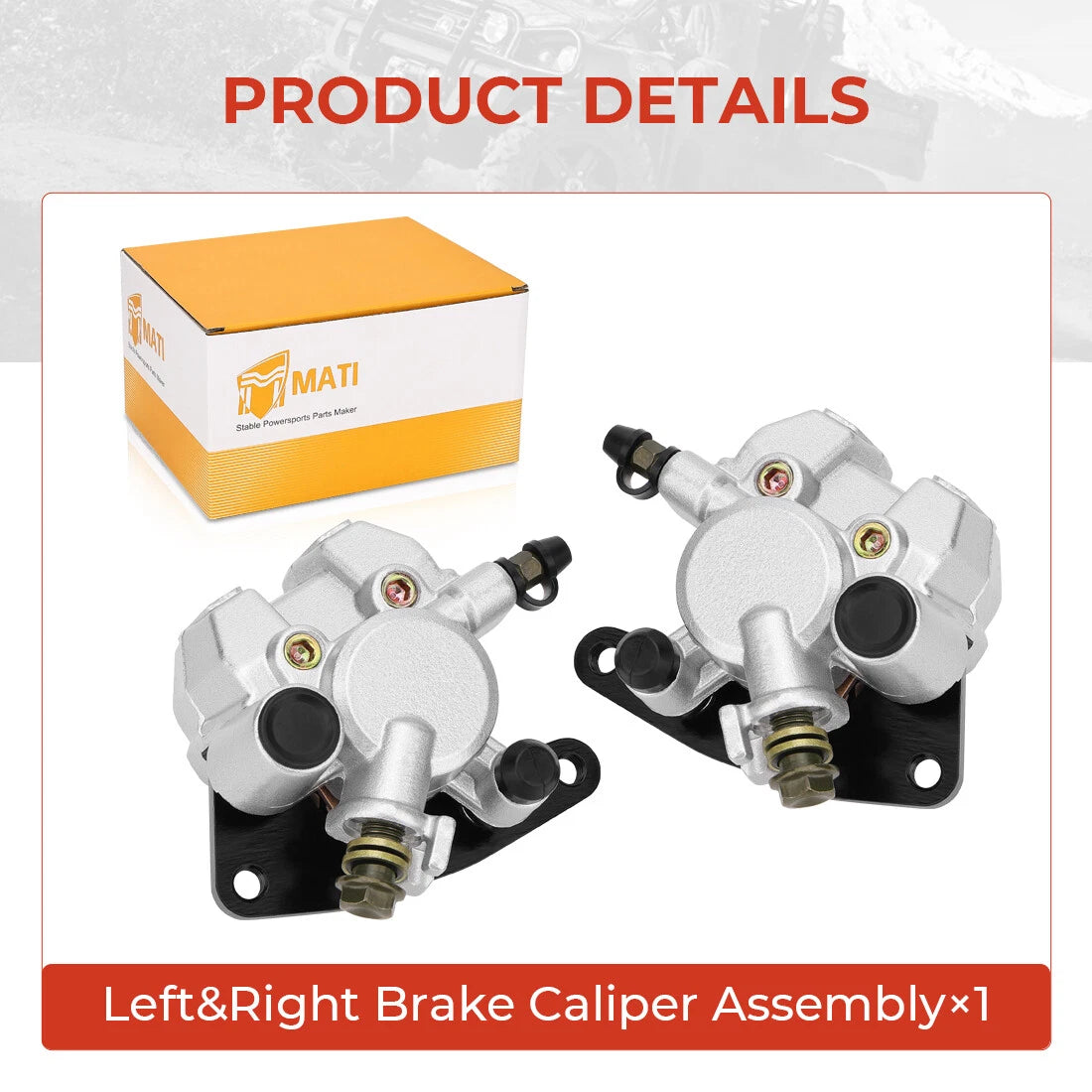 Front Brake Caliper for Yamaha Banshee Big Bear Bruin Grizzly Warrior Raptor 350