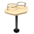 Pontoon Boat Bar Cup Holder Table MI-012P-TA - with Paper Towel Holder