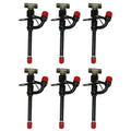 6 Pcs Fuel Injector Fits John Deere 6068D Engine 6068T Engine 6506 6600