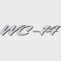 Lund WC-14 Boat Model Decal 1986375 - Silver Black Sticker