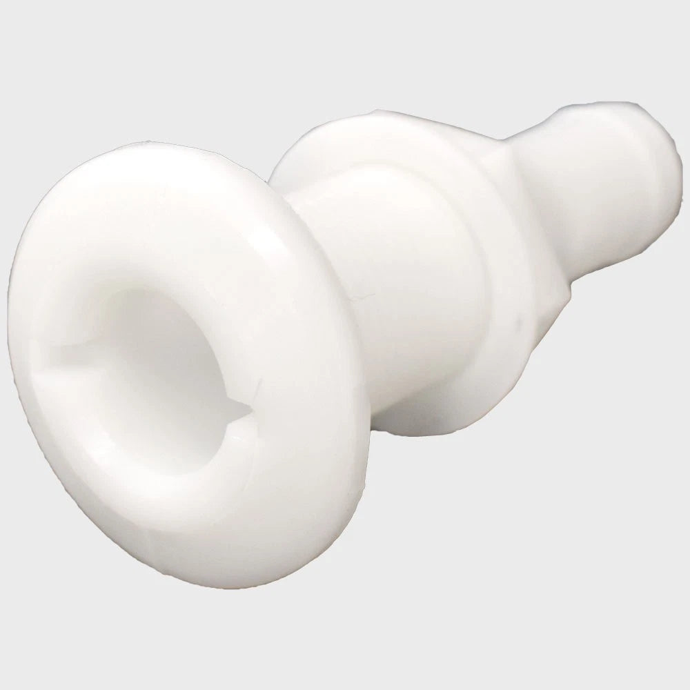 Perko Boat Thru Hull Fitting 0328DP5 - 3/4 Inch White Plastic