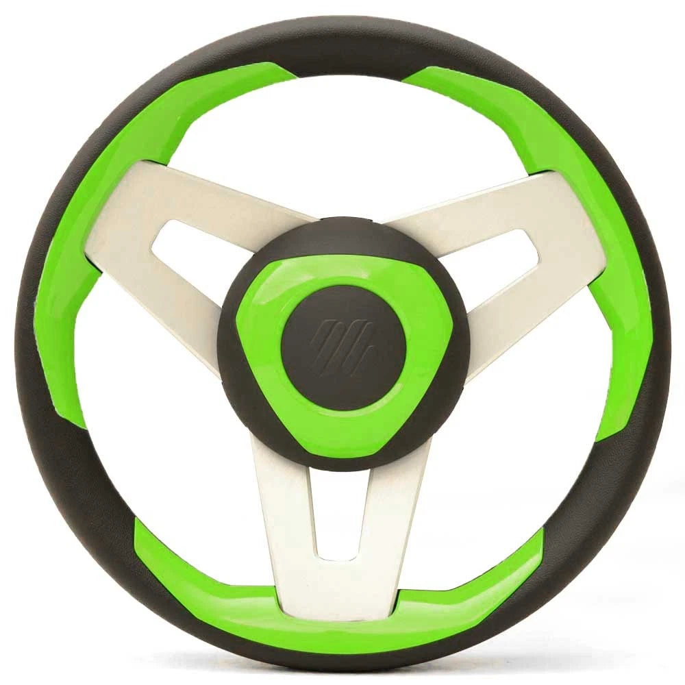 Uflex Boat Steering Wheel 20901EU - Loredan Green Black 13 3/4 Inch