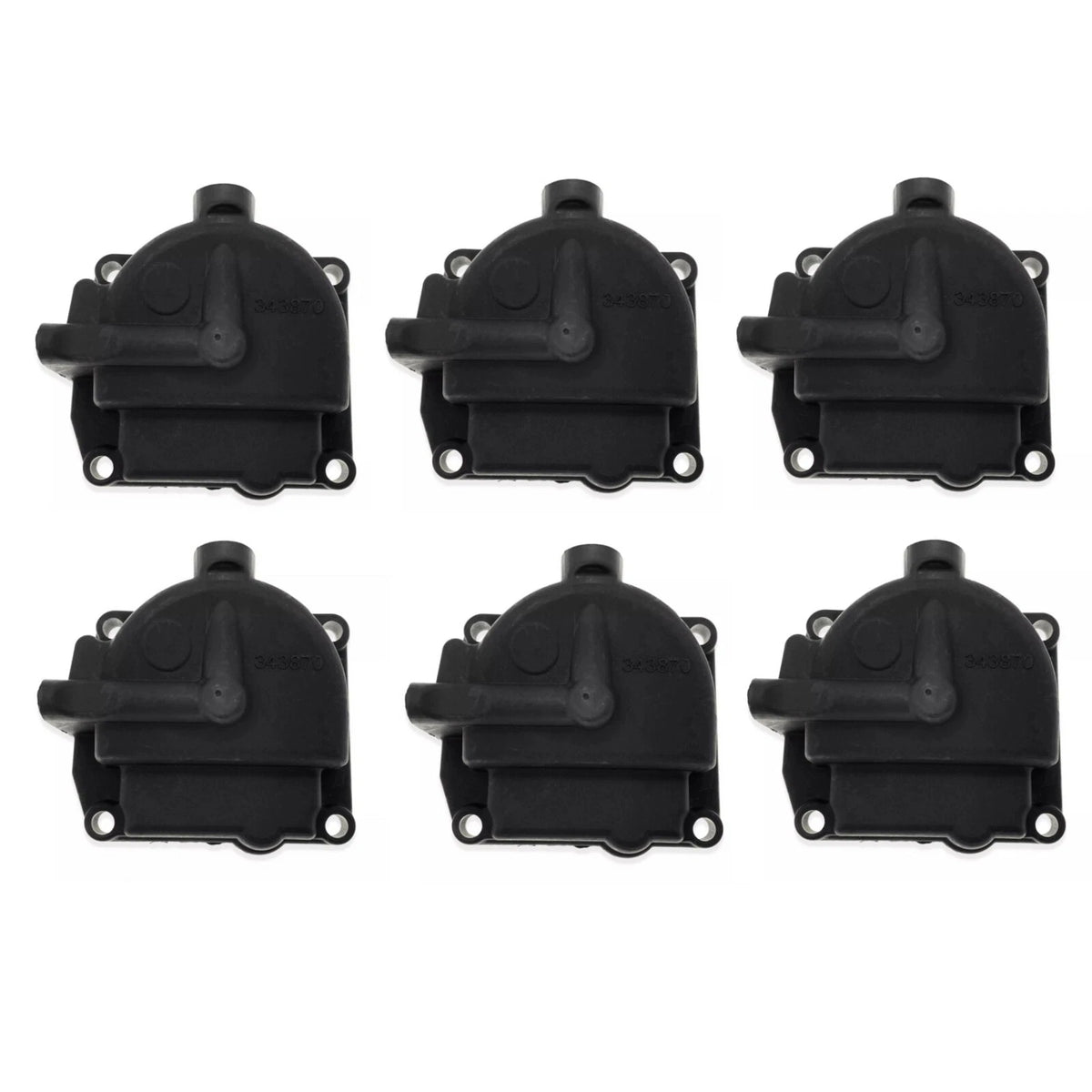 6 OMC Johnson Evinrude Carburetor Float Bowl Chamber Replace 433000 0433000