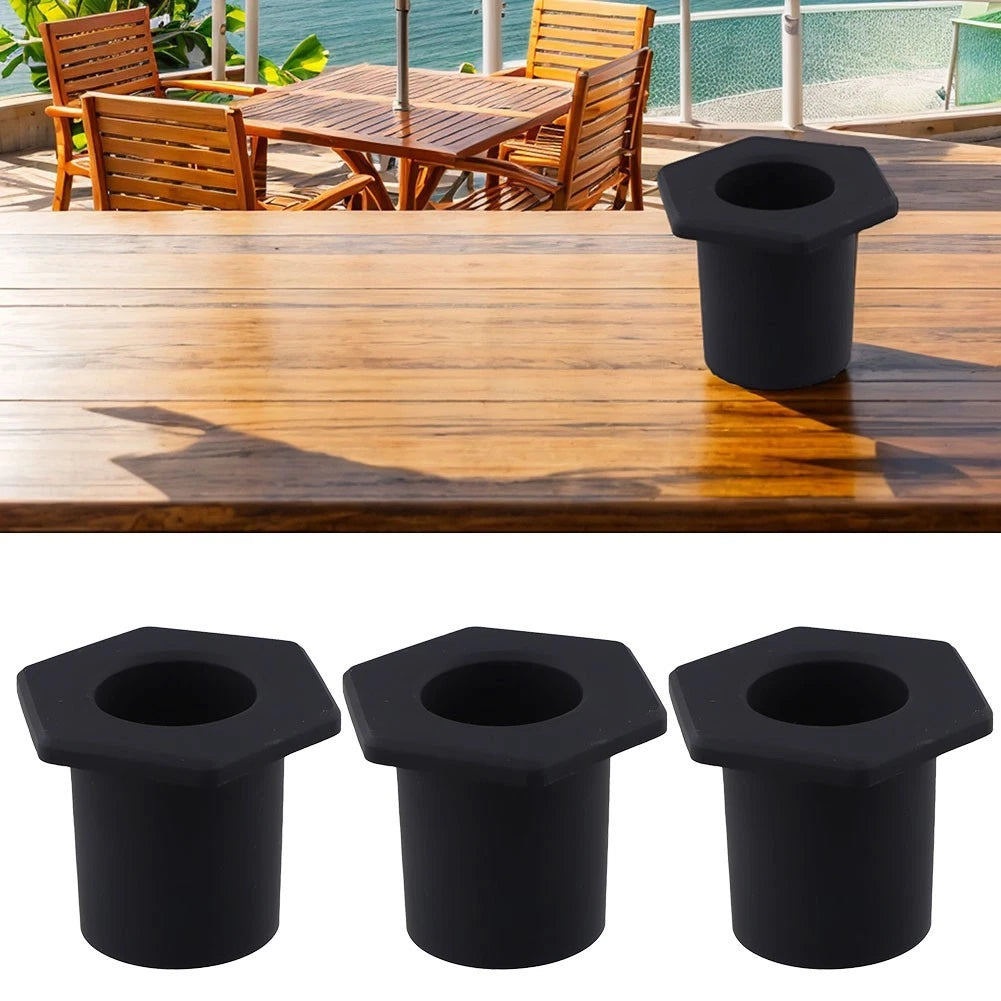 3pcs Patio Table Umbrella Hole Rings Silicone Outdoor Patio Umbrella Hole