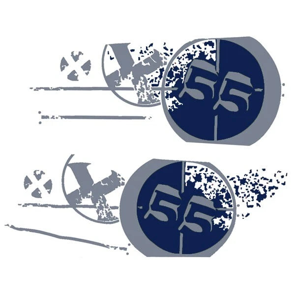 MasterCraft Boat Graphic Decal Stickers - X55 Navy Blue