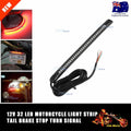 Universal Motorcycle Light Strip Tail Brake Stop Turn Signal 32LED Indicator